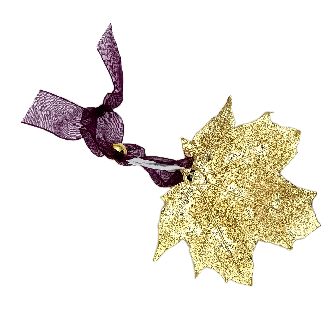 Ornament Gold Leaf Sugar Maple